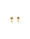 Pendientes Circonita - Estrella 3*5mm