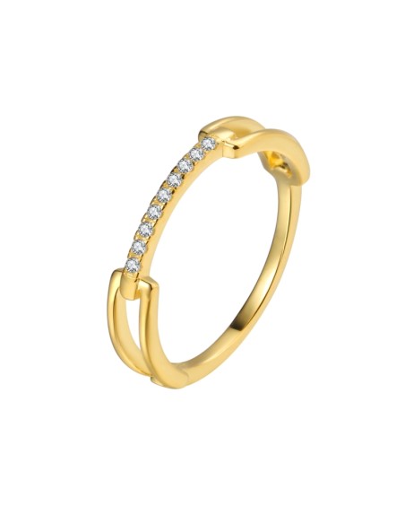 Anillo Plata - Circonita Blanca