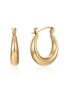 Pendientes Aro Acero - 22 mm y 32 mm - Bañado Oro 2