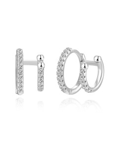 Pendientes Circonita - Earcuff 2