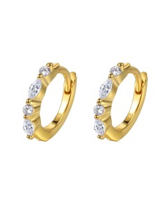 Pendientes Aro - Circonita 2