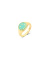 Anillo Acero Smiley - Enamel Granate 12mm