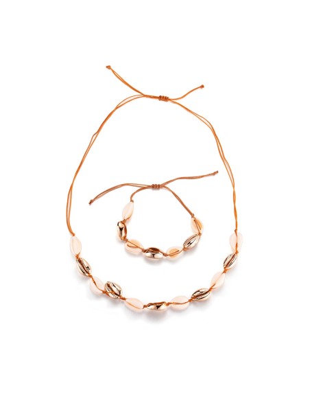Collar + Pulsera - Concha Collar + Pulsera - Concha