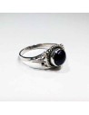 Anillo Mineral - Redondo Cabujón 6mm - 9mm - Plata