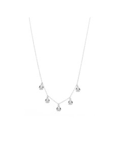 Collar Circonita - 40+3 cm - Bañado Oro y Plata Rodiada 2