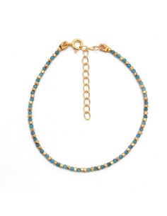 Pulsera Mineral - 16 + 4 cm - Bañado Oro 2