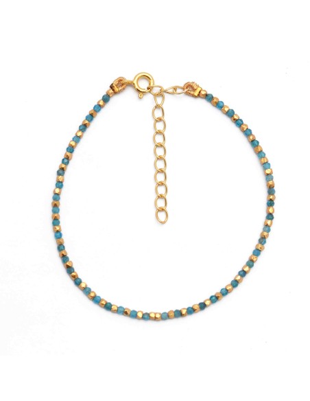 Pulsera Mineral - 16 + 4 cm - Bañado Oro Pulsera Mineral - 16 + 4 cm - Bañado Oro