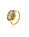 Anillo Mineral - Oval - Bañado Oro